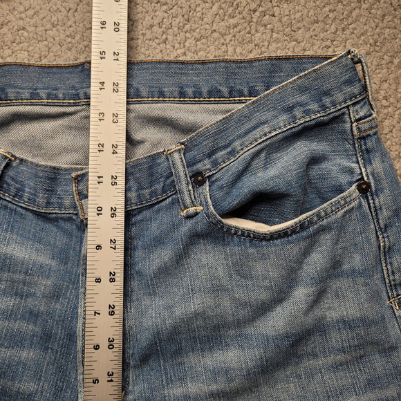 Polo Ralph Lauren Jeans Mens 35x32 Blue Denim Classic Fit Straight Leg - Picture 9 of 10